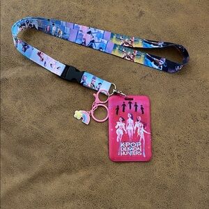 Kpop Demon Hunters Lanyard with ID Holder